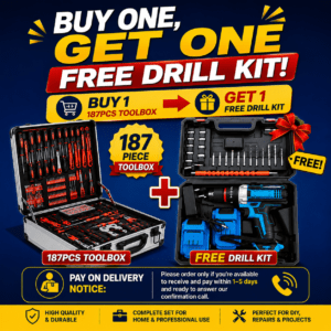Buy 1 Toolbox (Get 1 Drillkit Free)